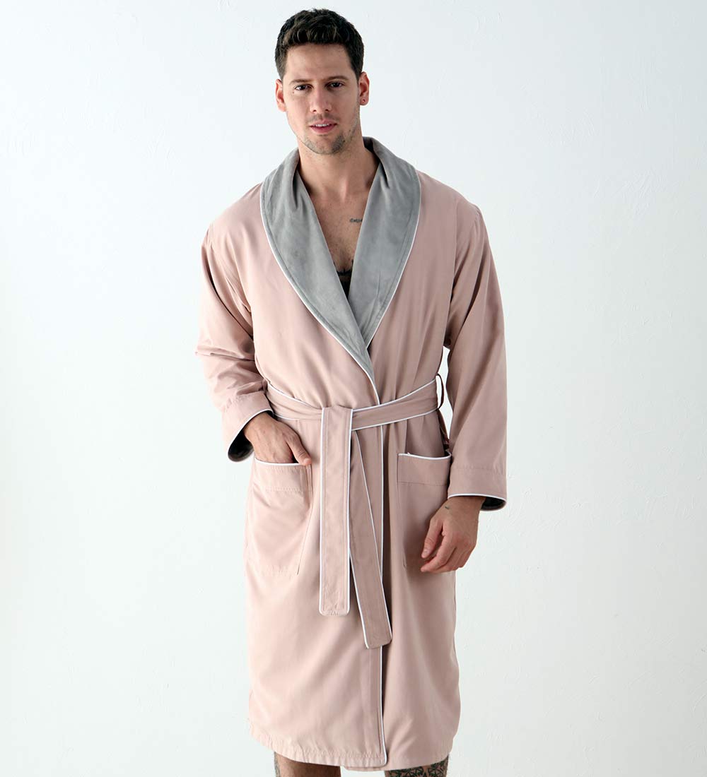 Men's Luxury Microfiber Spa Robe-19