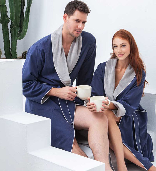 Women's Plush Microfiber Spa Robe-20