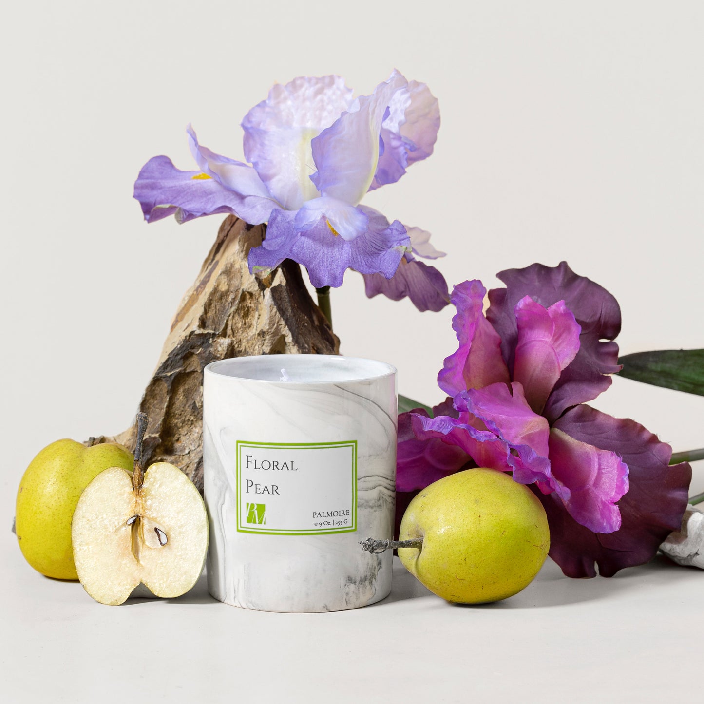 Floral Pear Soy Wax Candle-0