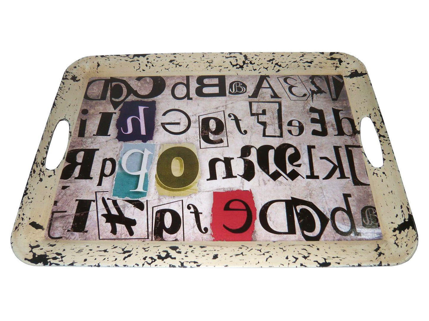 1 x 20 x 15 Multi Color Metal  Inspiration Tray-2