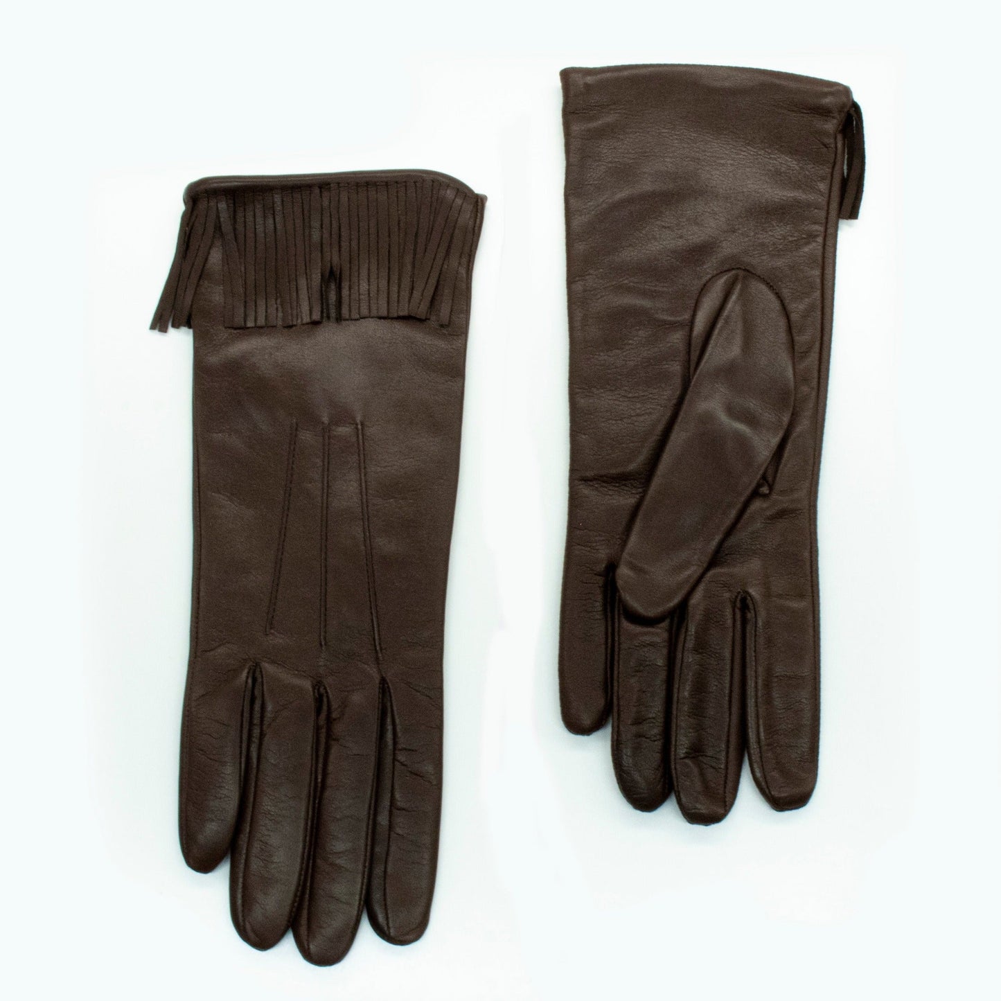 LEATHER GLOVES WITH FRINGES-3