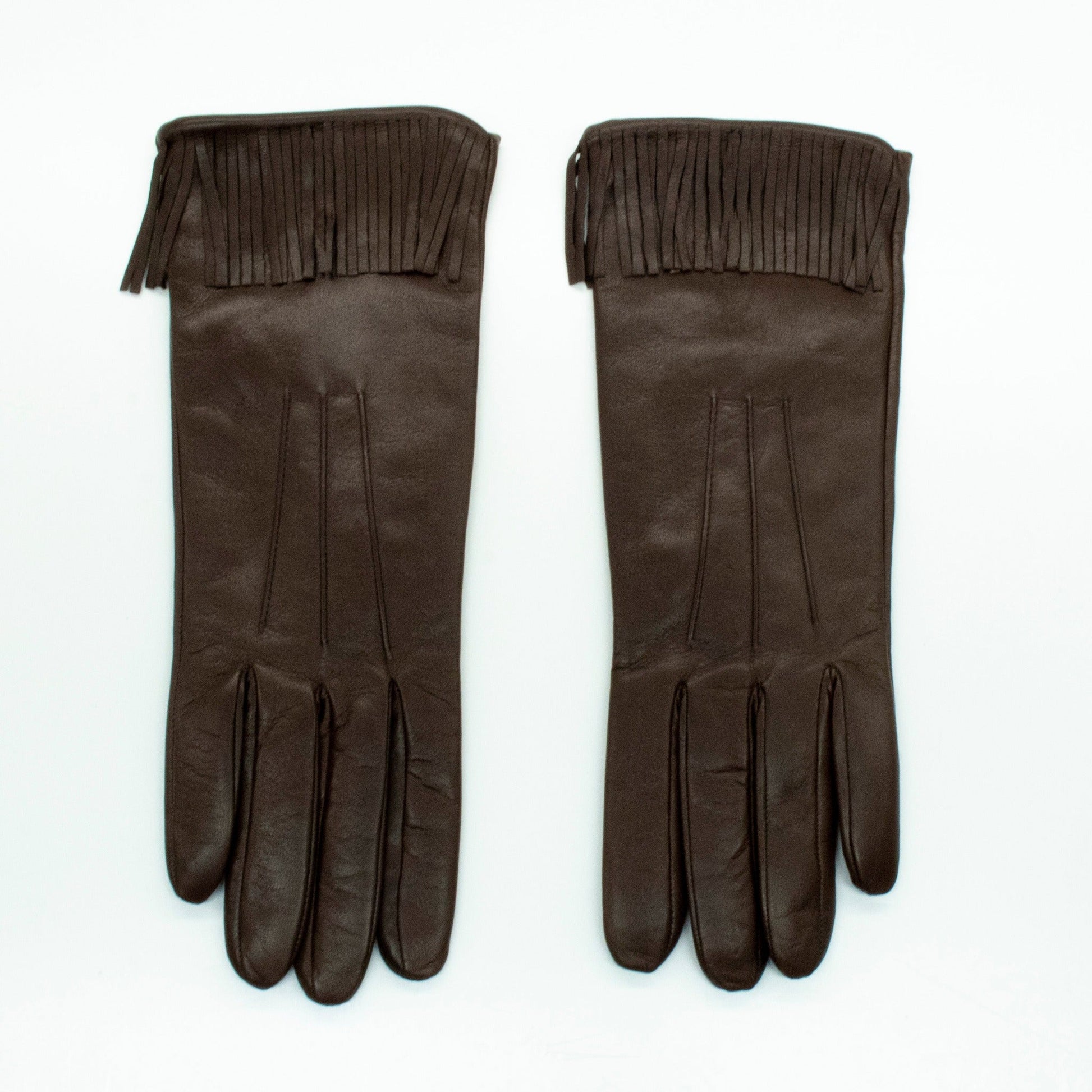 LEATHER GLOVES WITH FRINGES-2