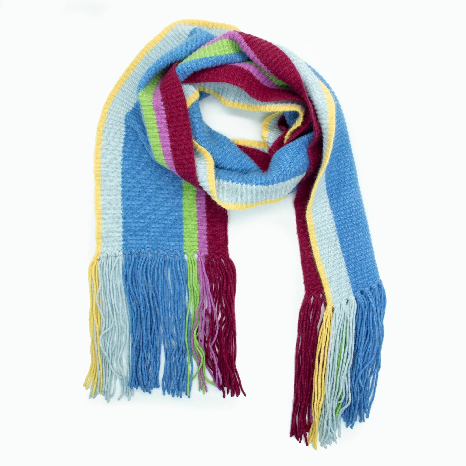 TEEN SCARF SCARF WITH FRINGES-0