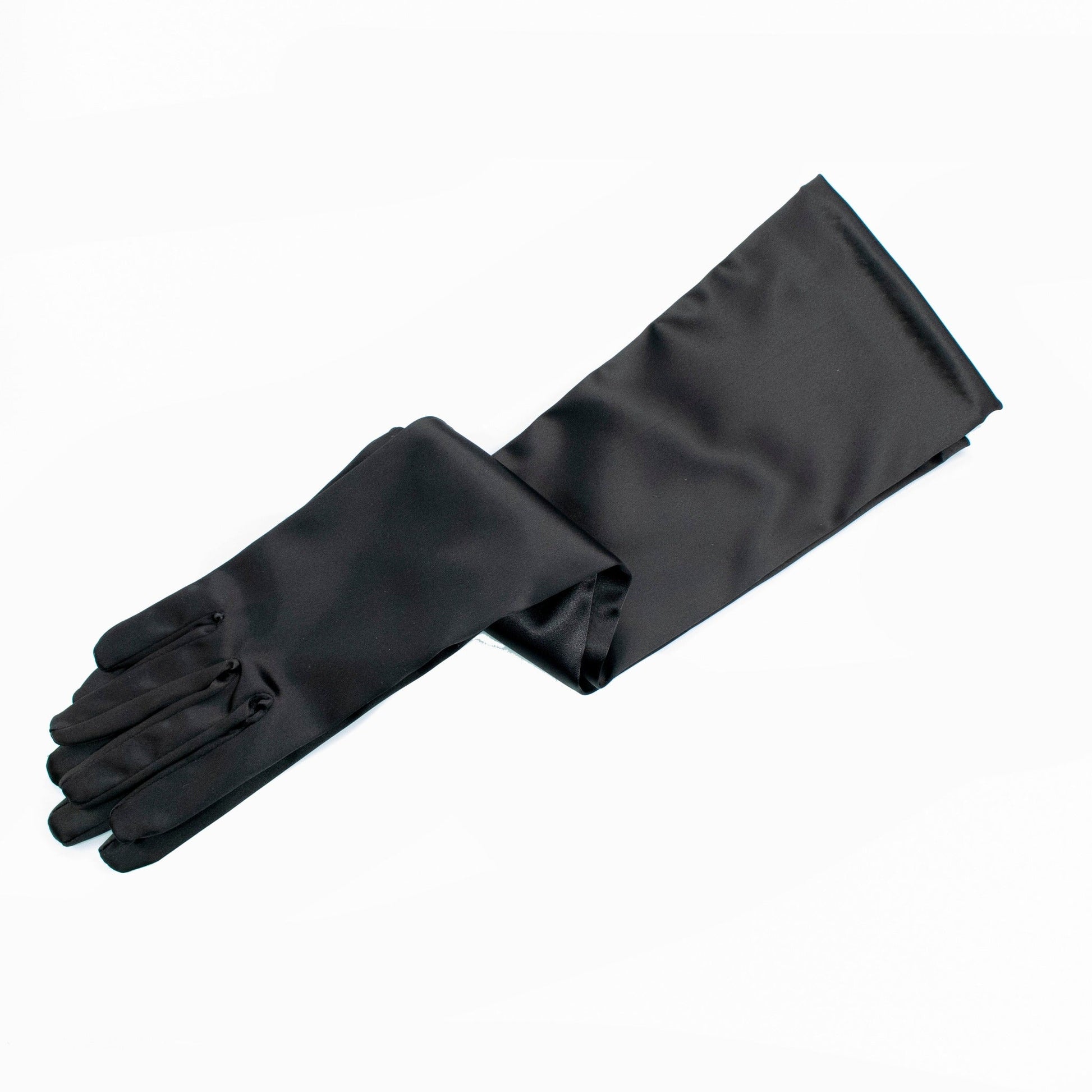 OPERA LENGTH SATIN GLOVES-1