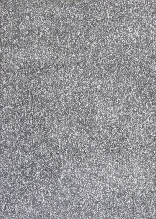 5'x7' Grey Heather Indoor Shag Rug-0