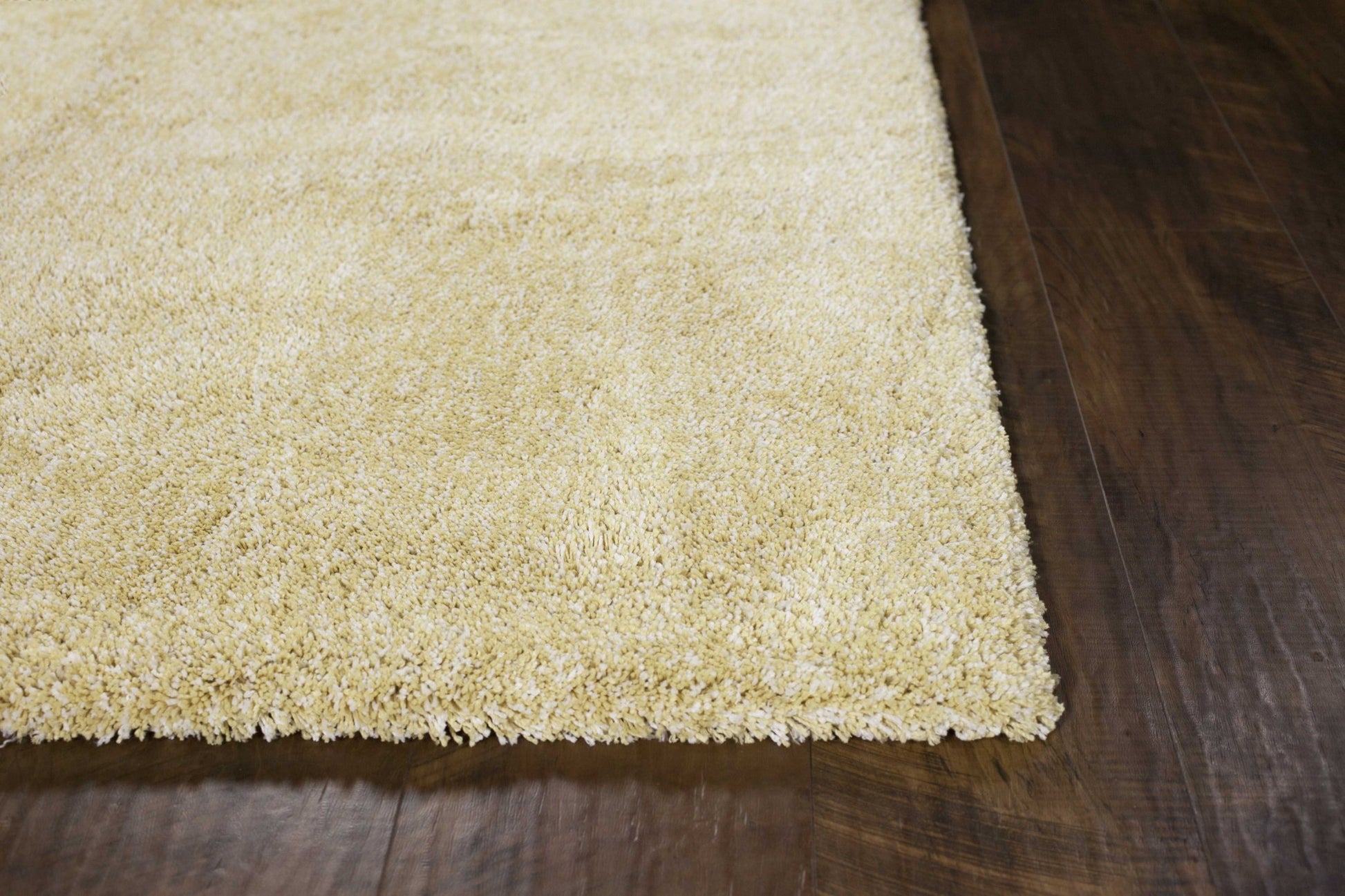 5' x 7' Yellow Heather Plain Indoor Area Rug-4