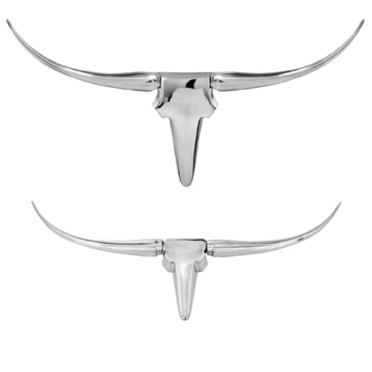 4" x 47" x 26" Buffe Extra Large Long Horn Wall Bust-0