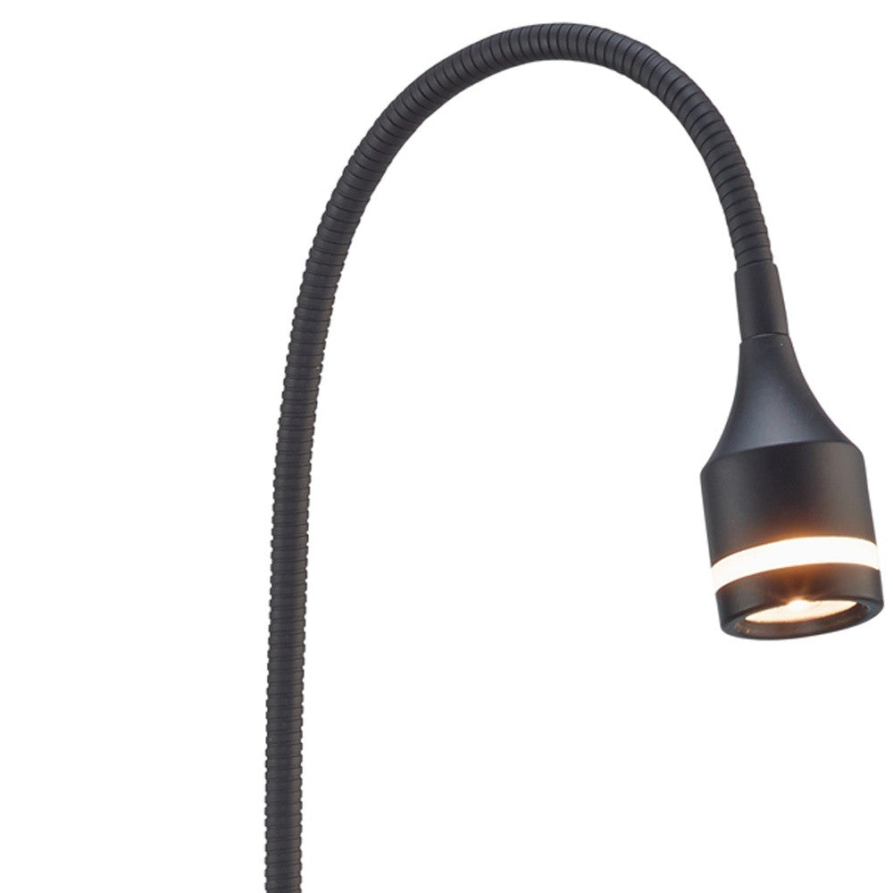 Matte Black Metal LED Adjustable Desk Lamp-3