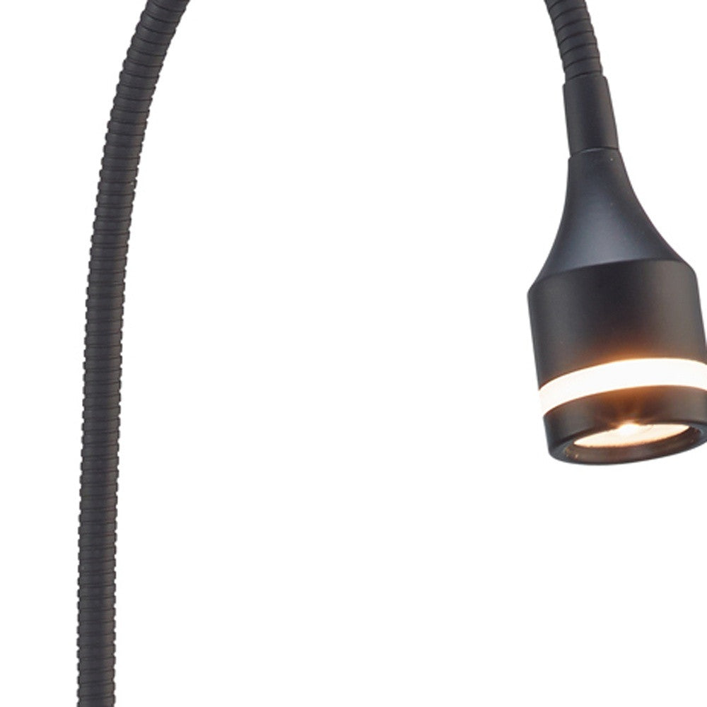 Matte Black Metal LED Adjustable Desk Lamp-4