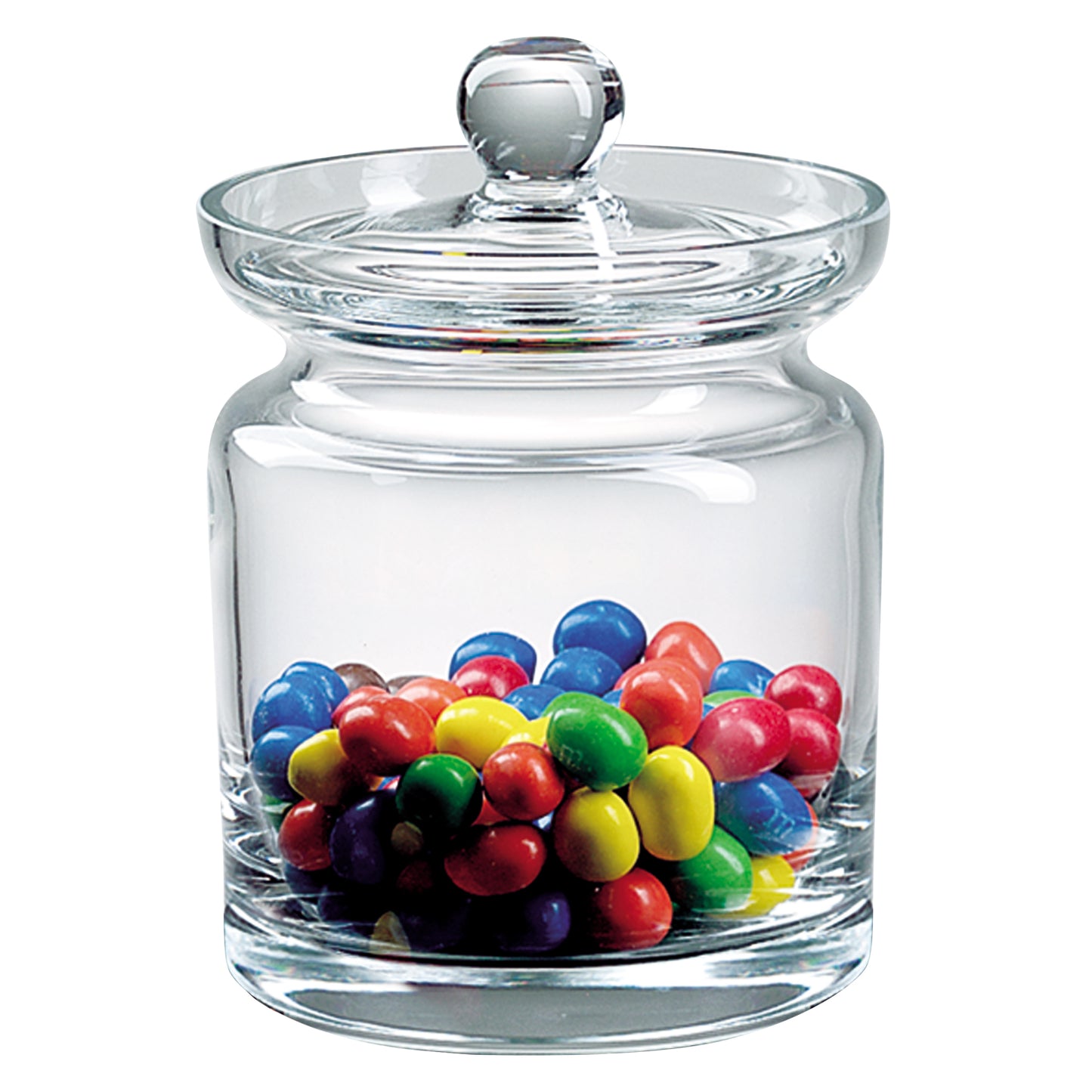 55 Mouth Blown Crystal Lead Free Biscuit or Candy Jar-0
