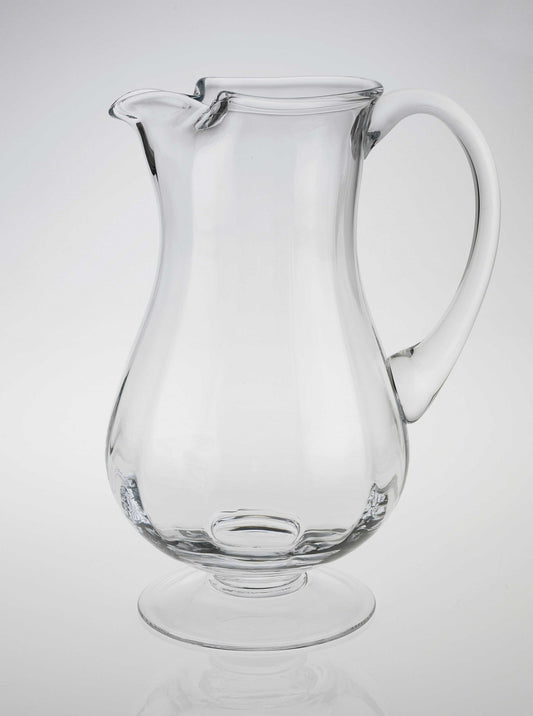 Mouth Blown Lead Free Crystal Pitcher 54 oz-0