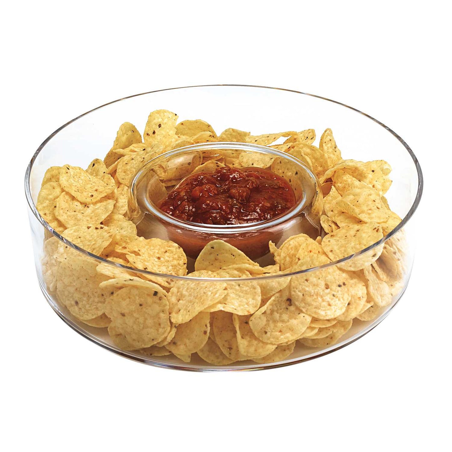 Mouth Blown European Crystal Chip N Dip-0