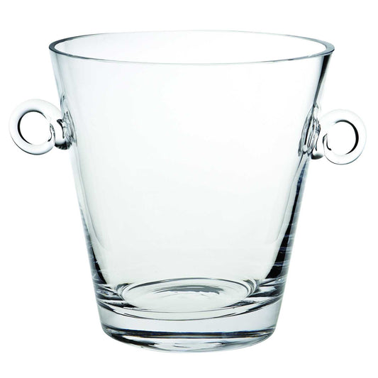 8 Mouth Blown European Glass Ice Bucket or Cooler-0