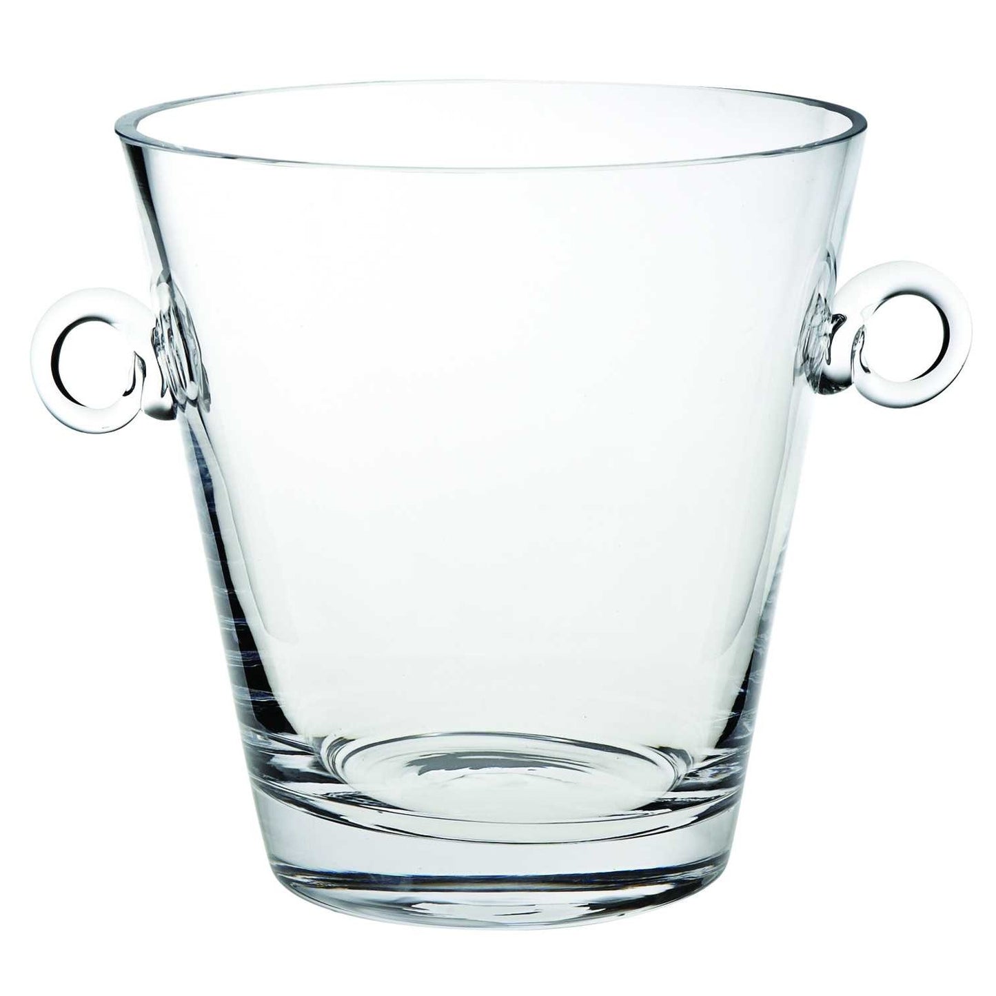 9 Mouth Blown European Glass Ice Bucket or Cooler-1