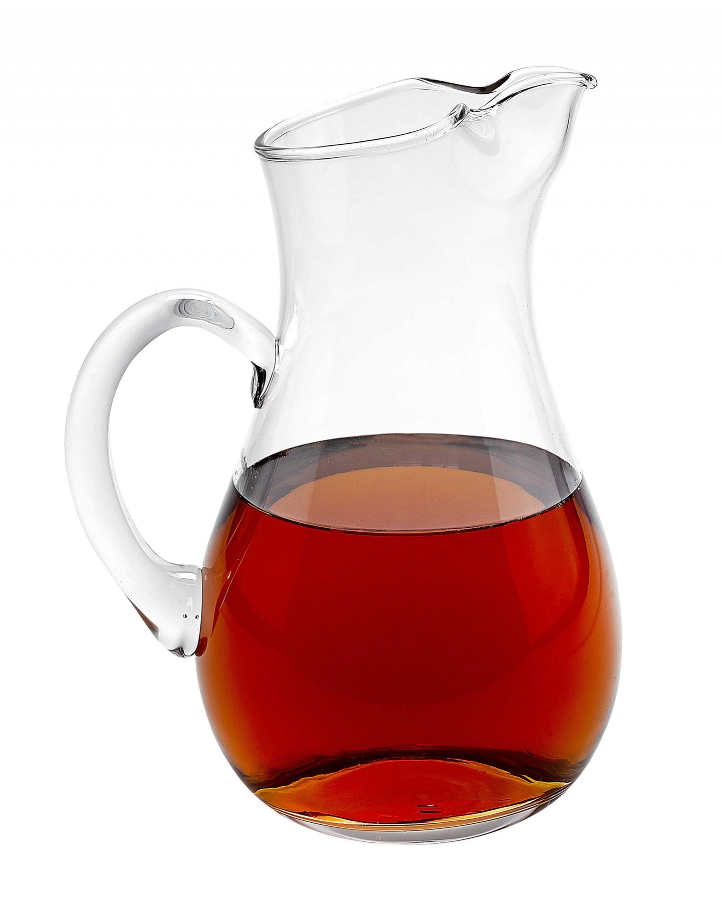 Mouth Blown Ice Tea  Martini or Water Glass Pitcher  36 oz-1