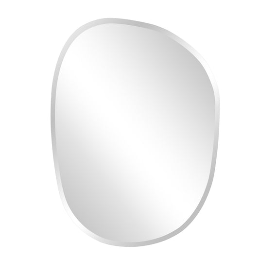 Oval Asymmetrical Frameless Mirror-0