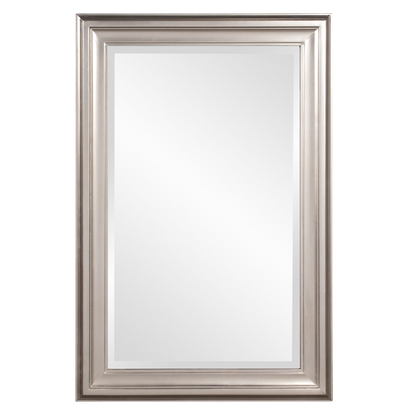 Rectangular Mirror with Leaf Wood Frame-0