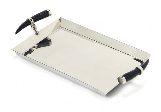 Rectangular Stainless Steel Serving Tray-0