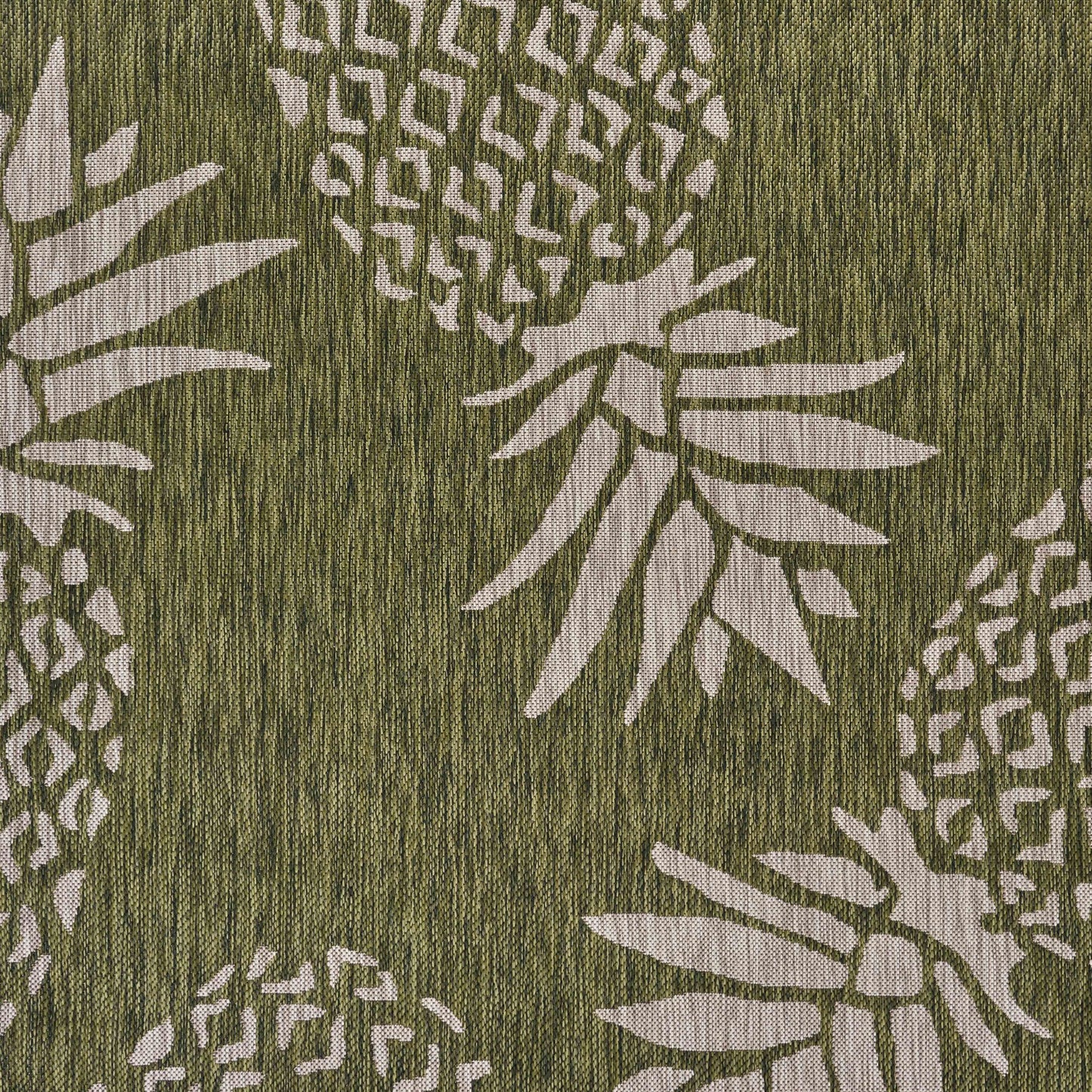 5’ x 7’ Green Pineapple Indoor Outdoor Area Rug-1