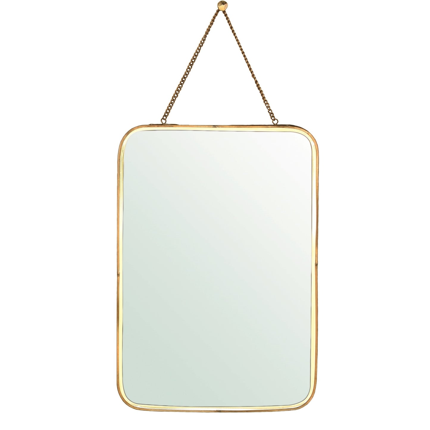 Gold Metal Vertical Wall Mirror-1