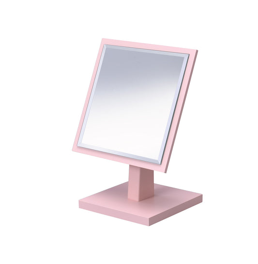 Pretty Pink Square Make Up Vanity Mirror-0