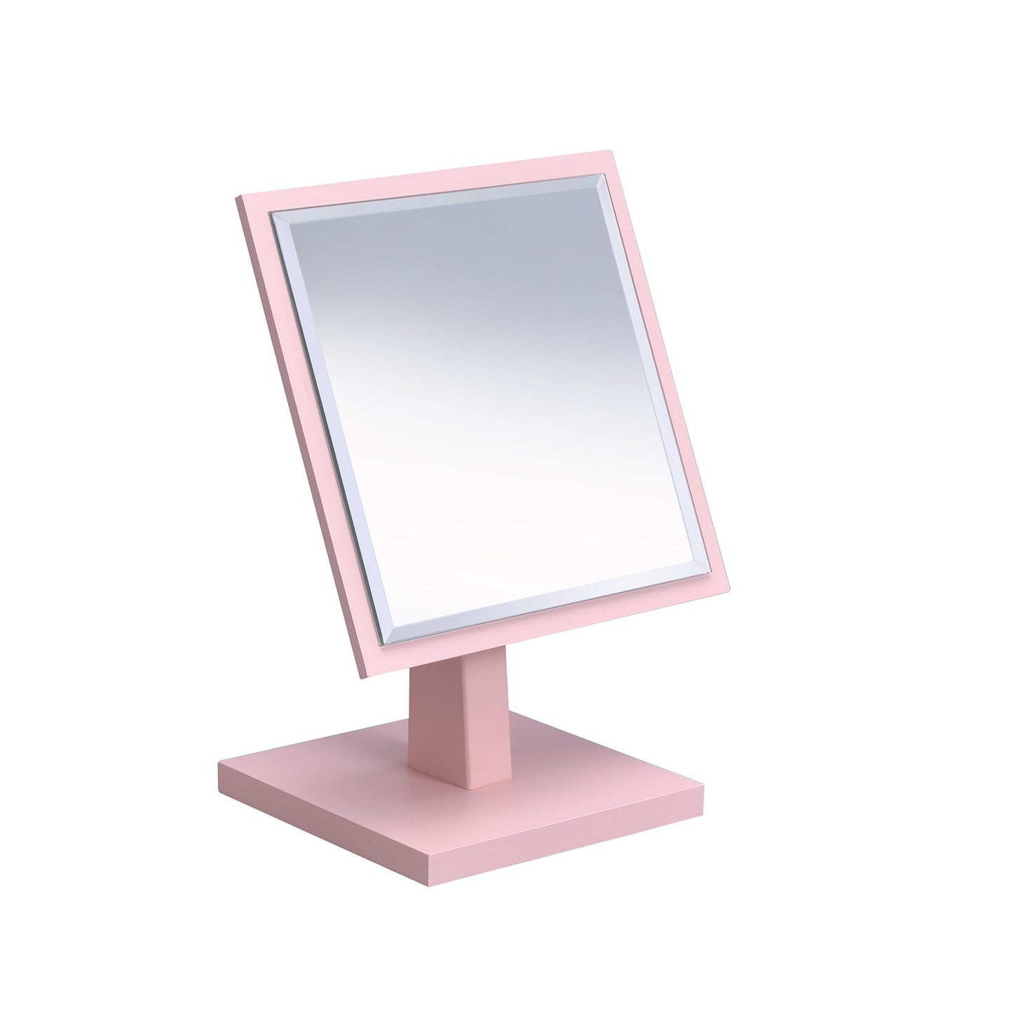 Pretty Pink Square Make Up Vanity Mirror-2