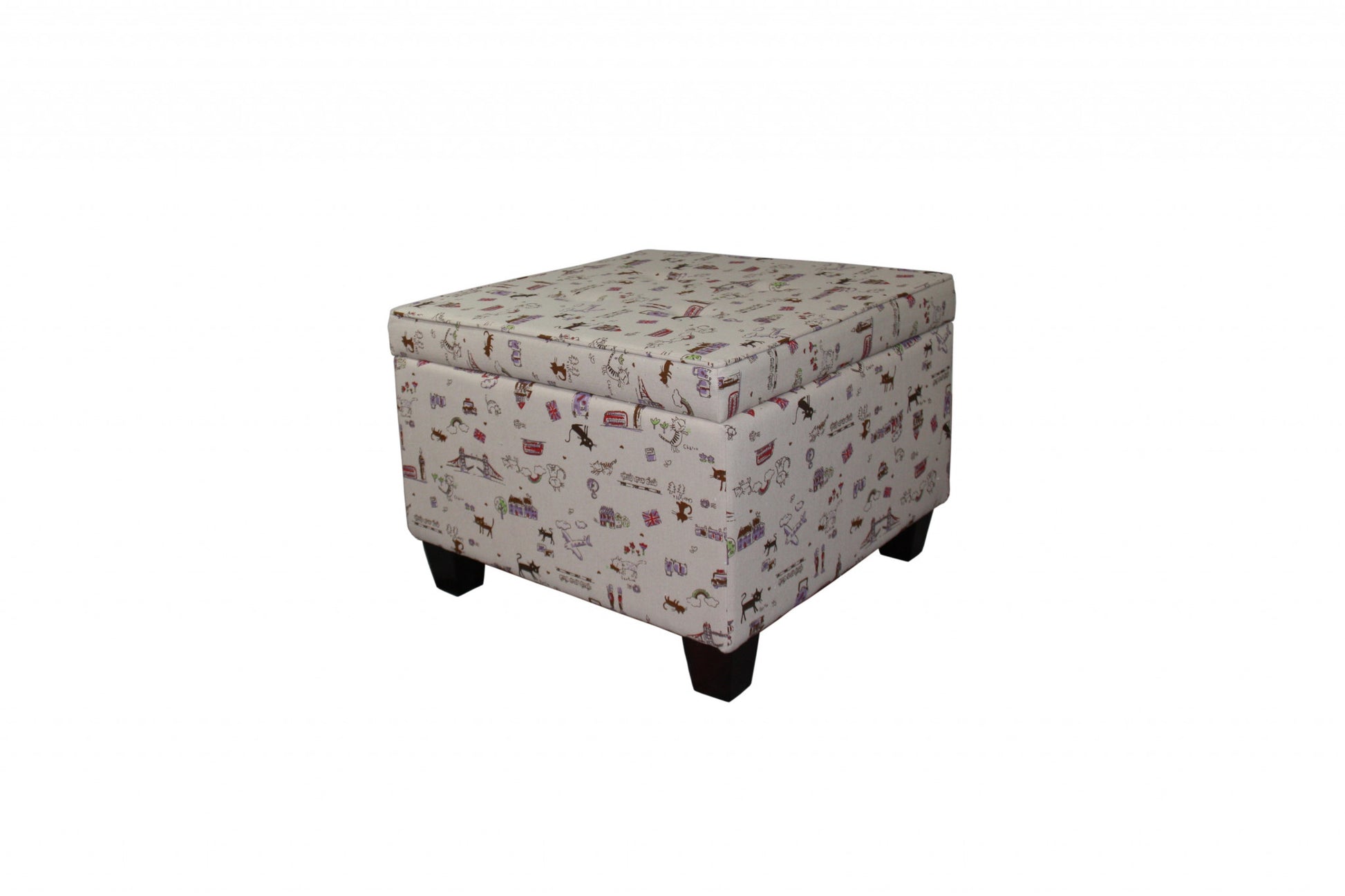 Traveling Cats Storage Ottoman-0