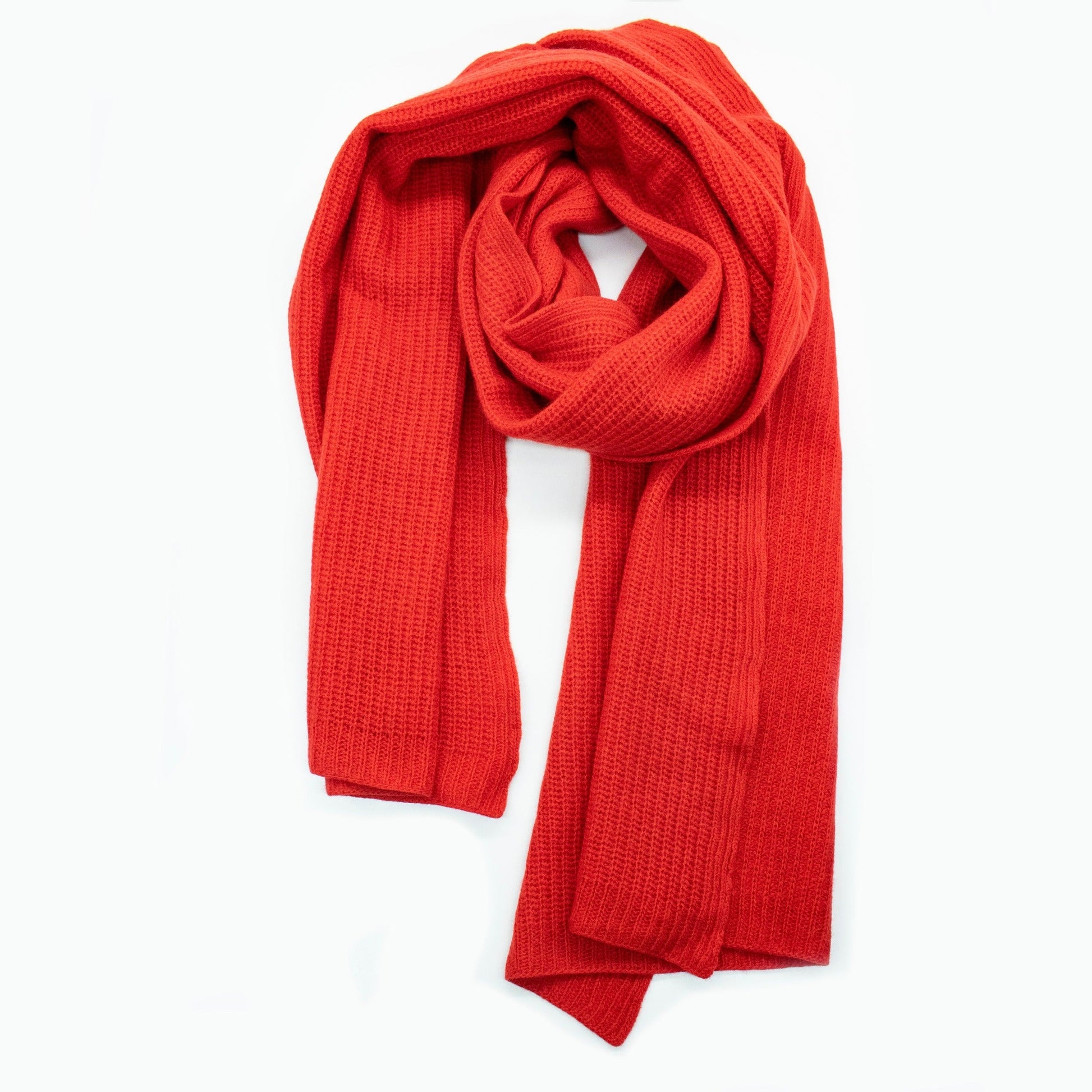 LADIES CASHMERE RIBBED WRAP-7