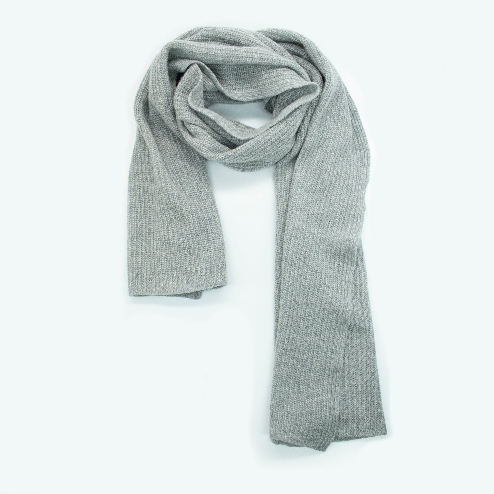 LADIES CASHMERE RIBBED WRAP-4