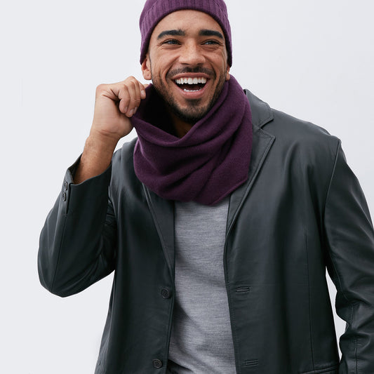 MEN'S CASHMERE NECK WARMER-0