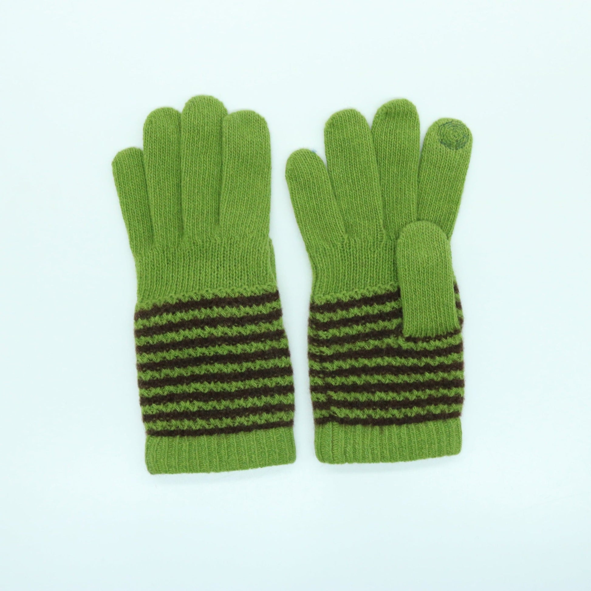 CASHMERE TECH GLOVES TWO TONE-1