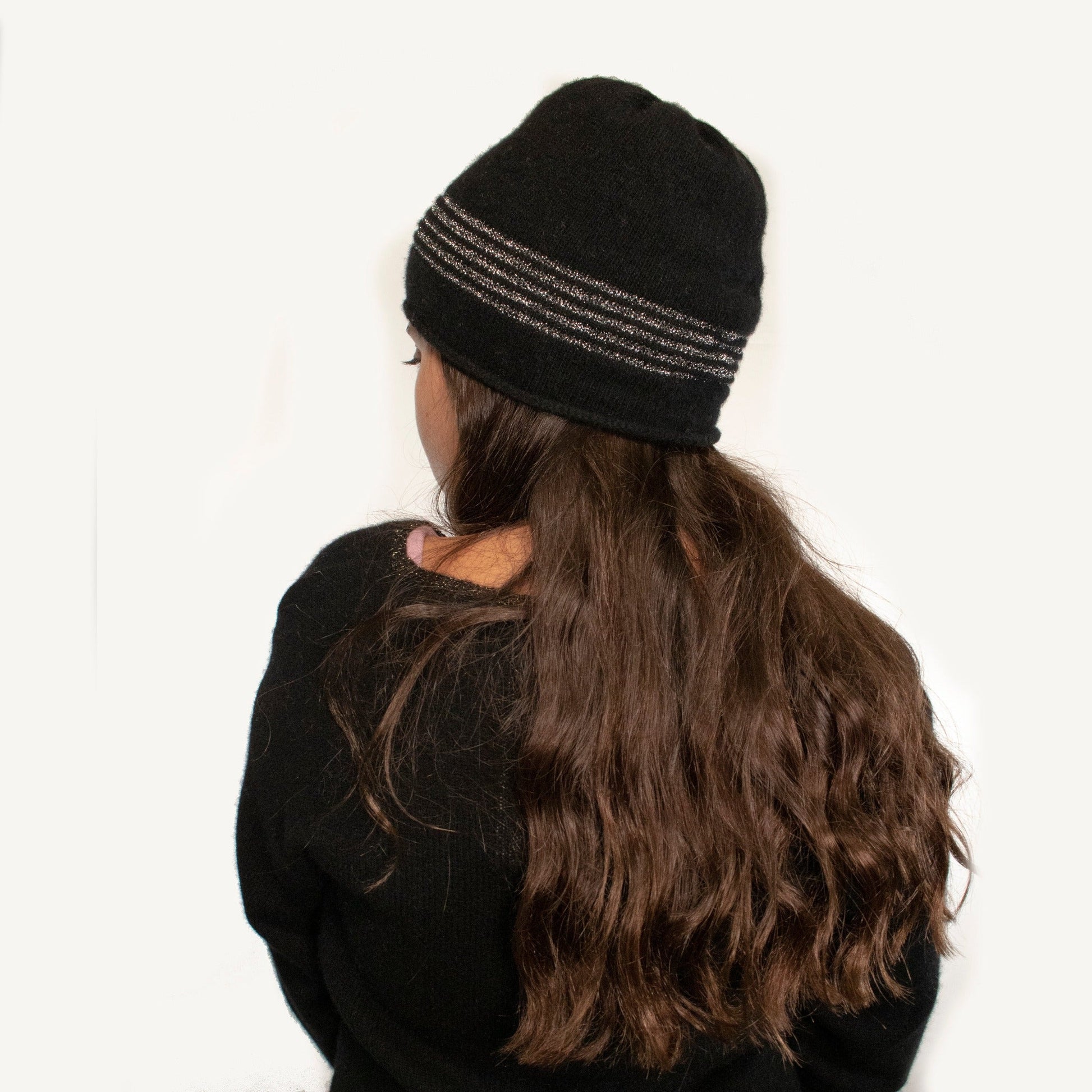 CASHMERE HAT WITH LUREX-6