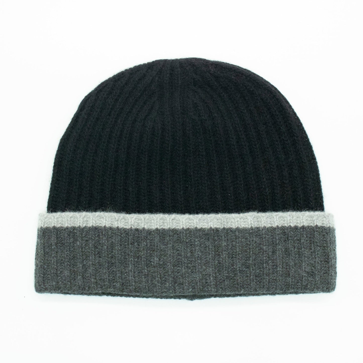 LADIES CASHMERE HAT COLORBLOCK-4