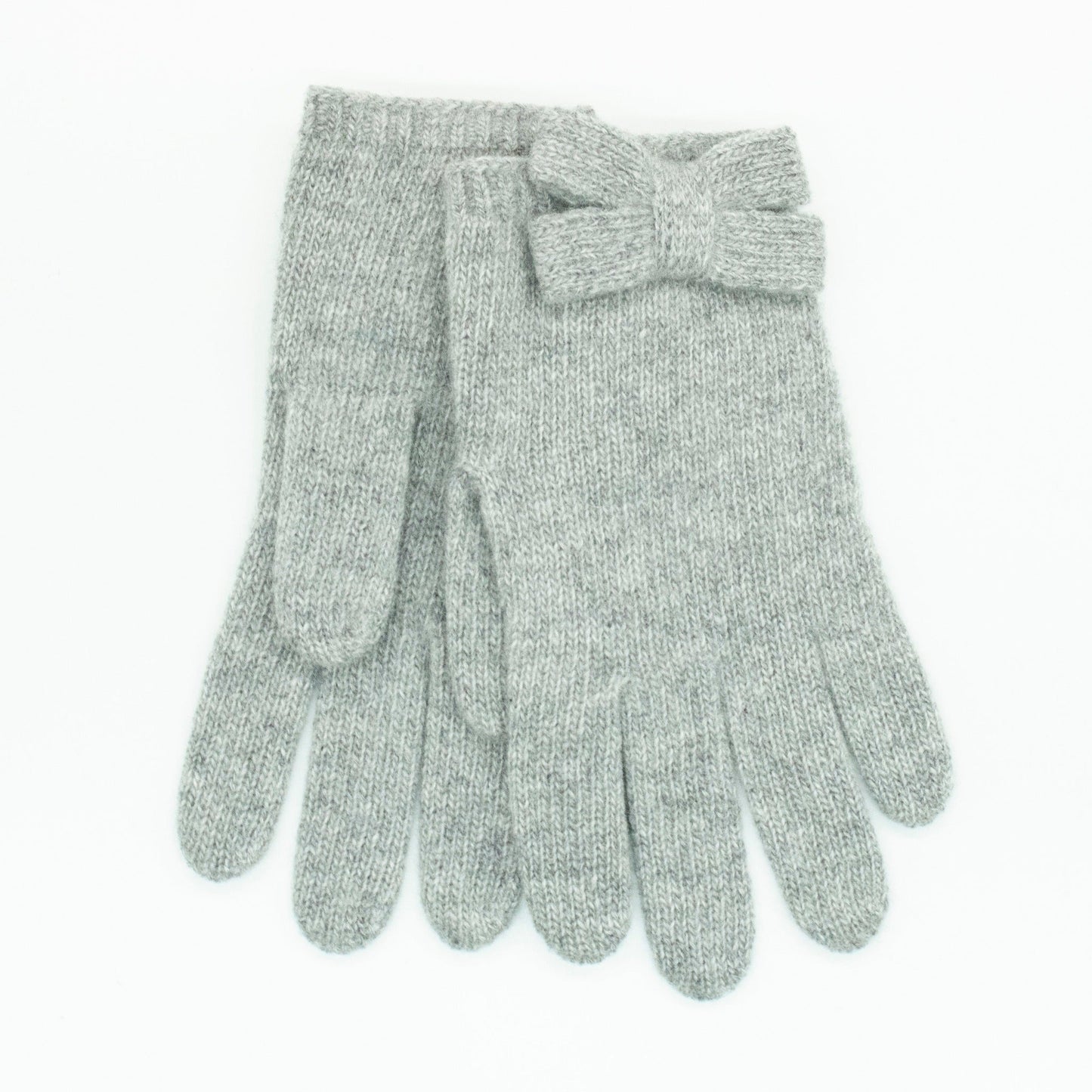 KIDS CASHMERE GLOVE WITH BOW-3