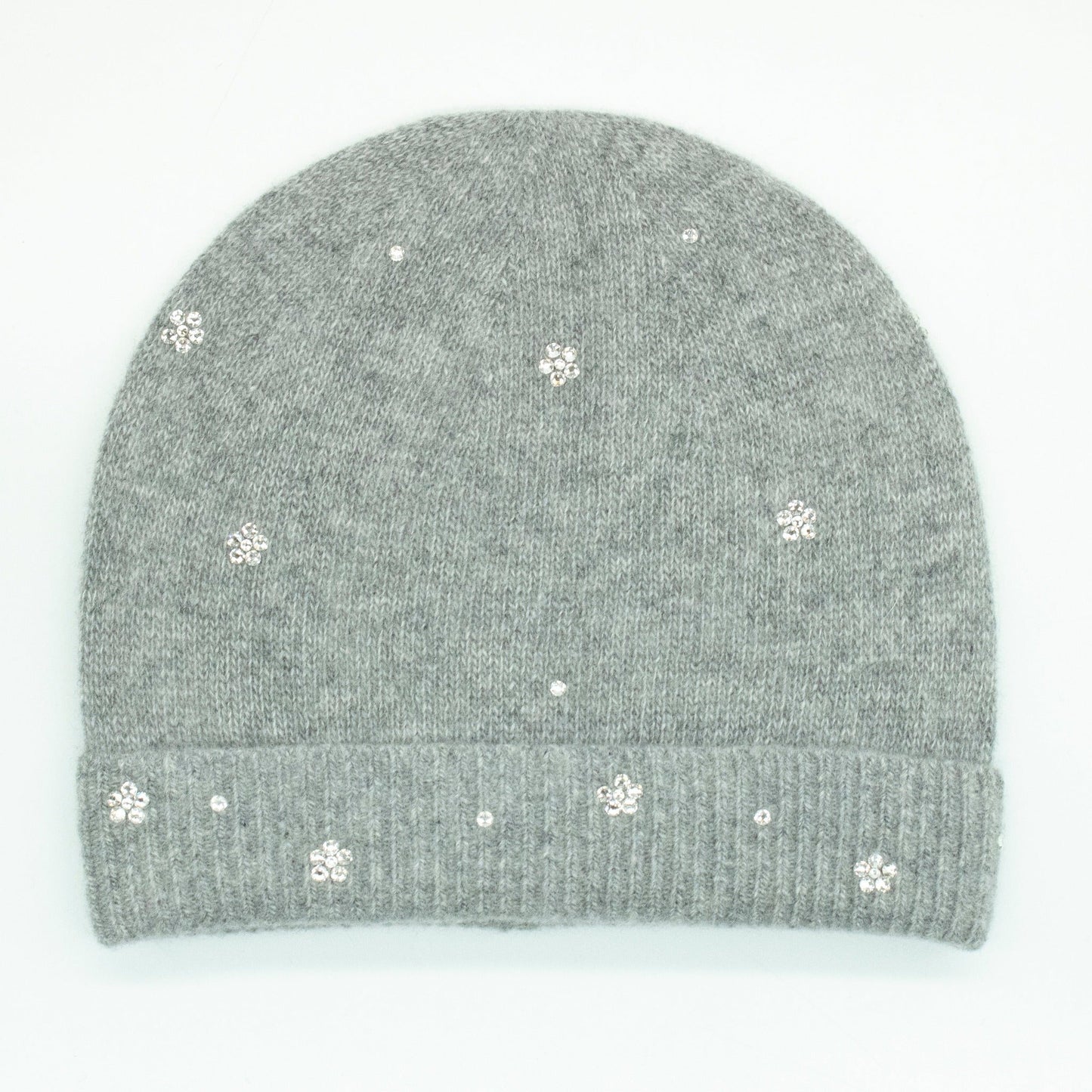 CASHMERE HAT WITH CRYSTALS-2