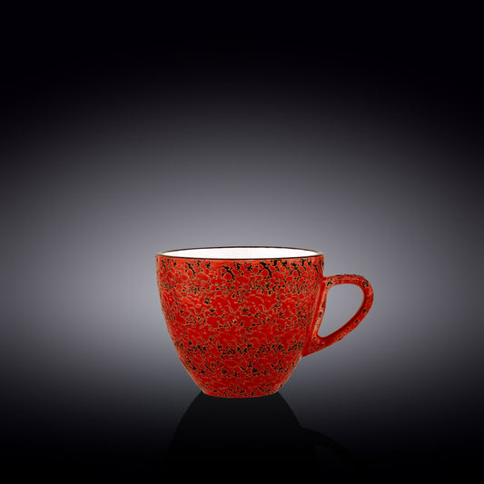 Red Porcelain Coffee / Tea Cup 10 FL OZ | 300 ML-0