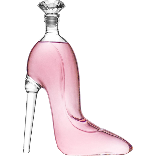 Heel Stiletto High Heels Shape Decanter Whiskey and Wine Decanter with Stopper - Handcrafted High Heel Decanter for Wine Liquor Rum Bourbon Tequila, Elegant Decanter Gifts for Women - Copyright Design-0