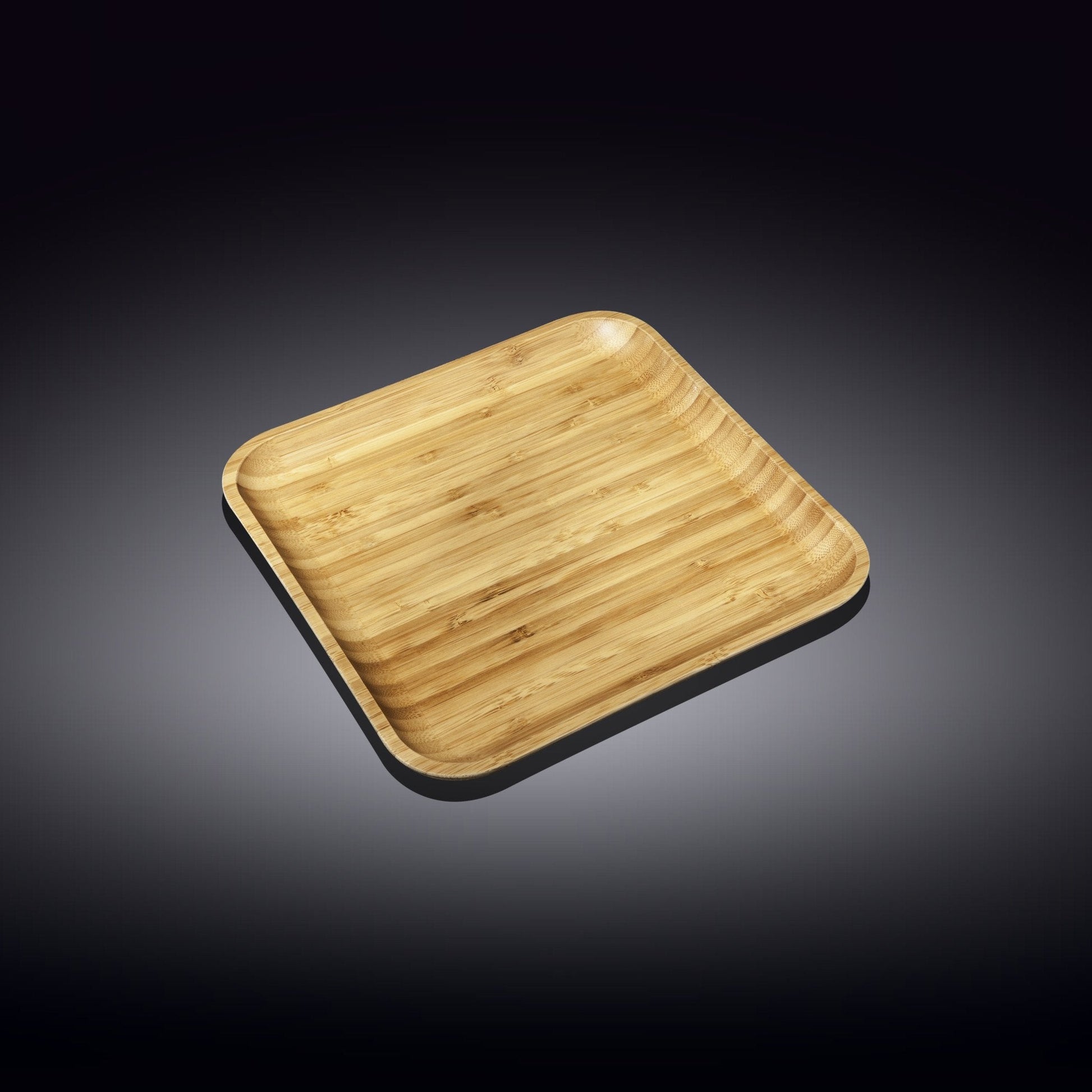 Bamboo Square Plate 7" inch X 7" inch | For Appetizers-1