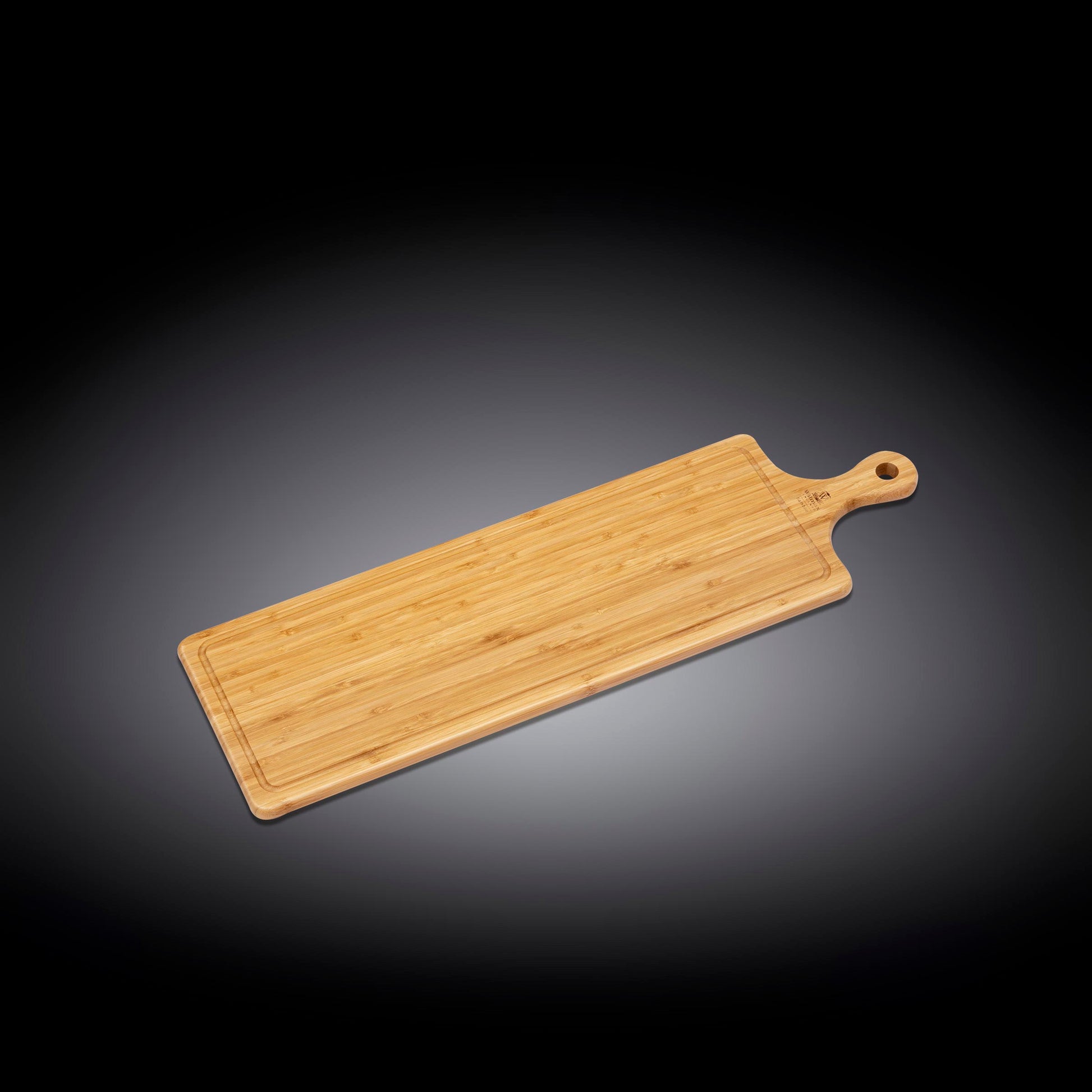 Bamboo Long Serving Board With Handle 26" inch X 7.9" inch | 66 X 20 Cm-5