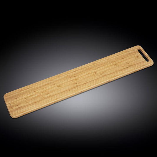 Set Of 2 Bamboo Charcuterie Board 39.4" inch X 7.9" inch | 100 X 20 Cm-0