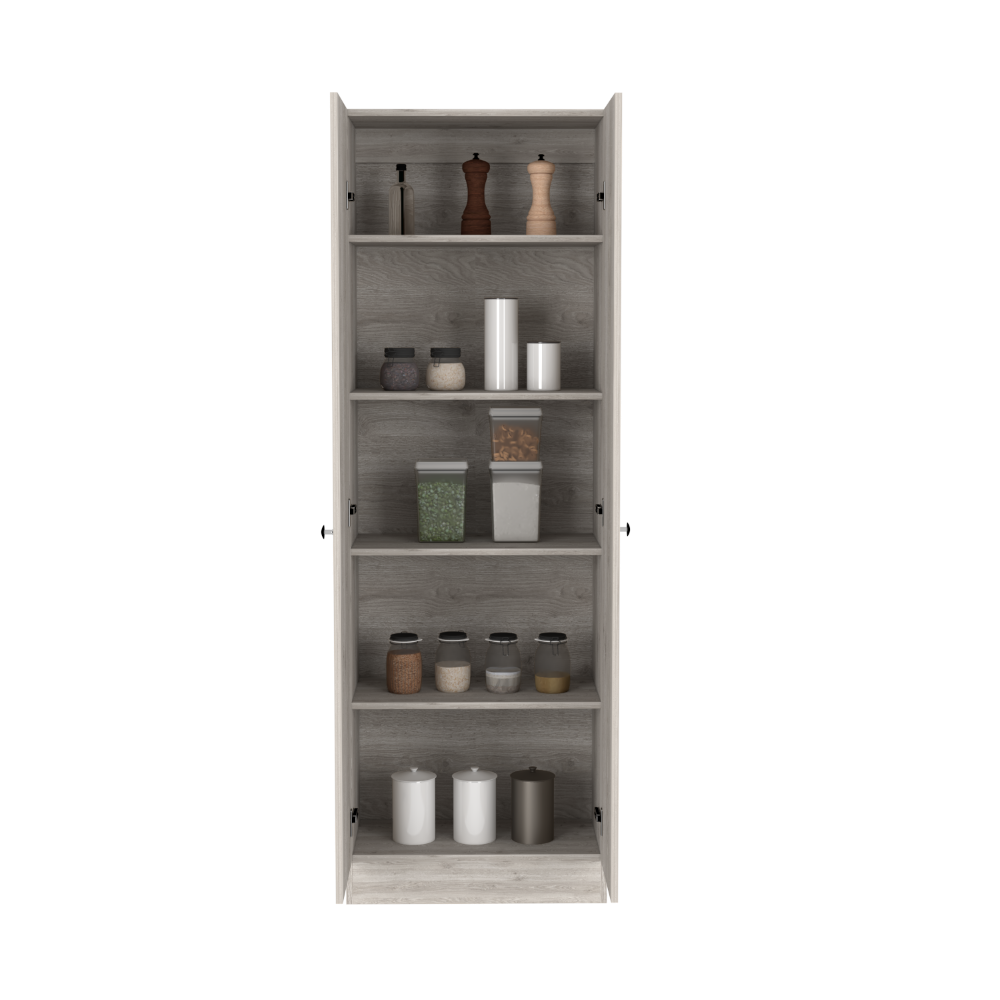 Storage Cabinet Pipestone, Double Door, Light Gray Finish-9
