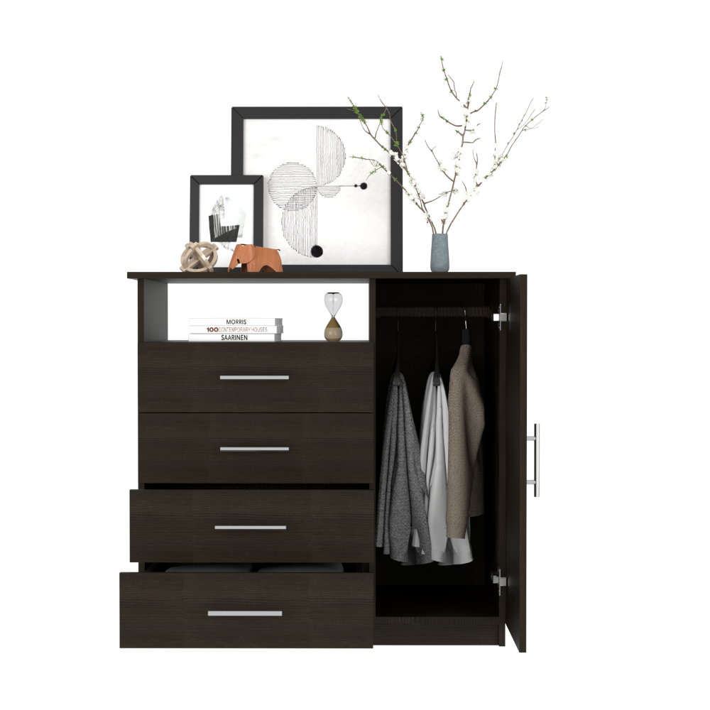 Dresser Beaufort, Four Drawers, Black Wengue Finish-6