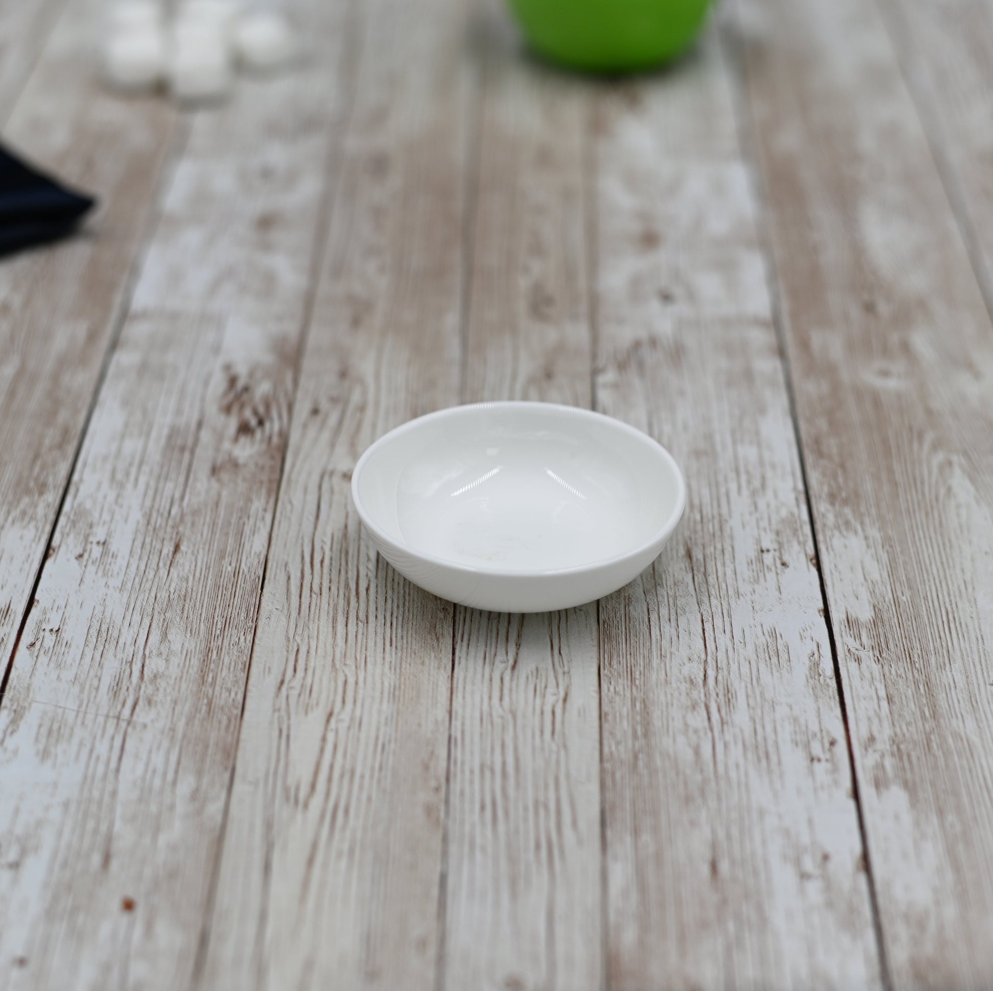 Round Porcelain White Soy Dish 3" inch | 7.5 Cm-0