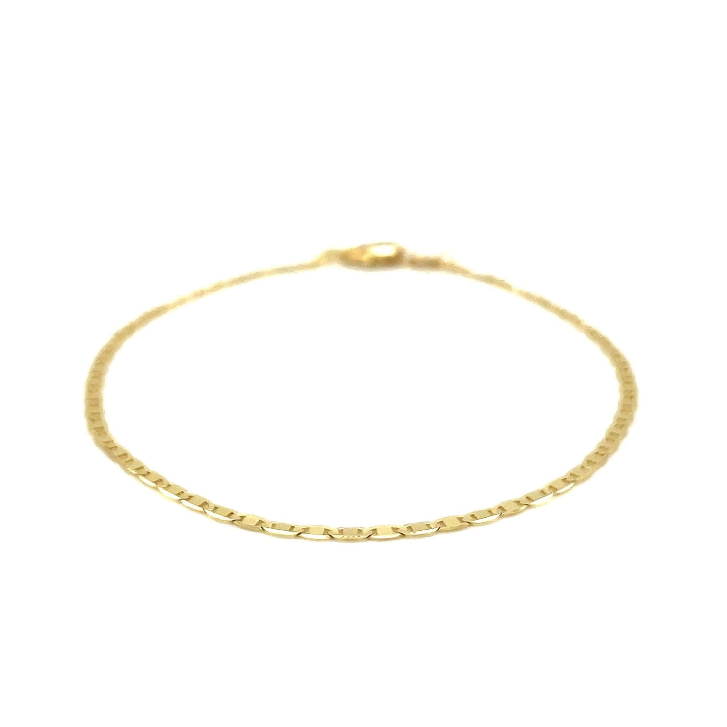 10k Yellow Gold Mariner Link Bracelet 1.7mm-1