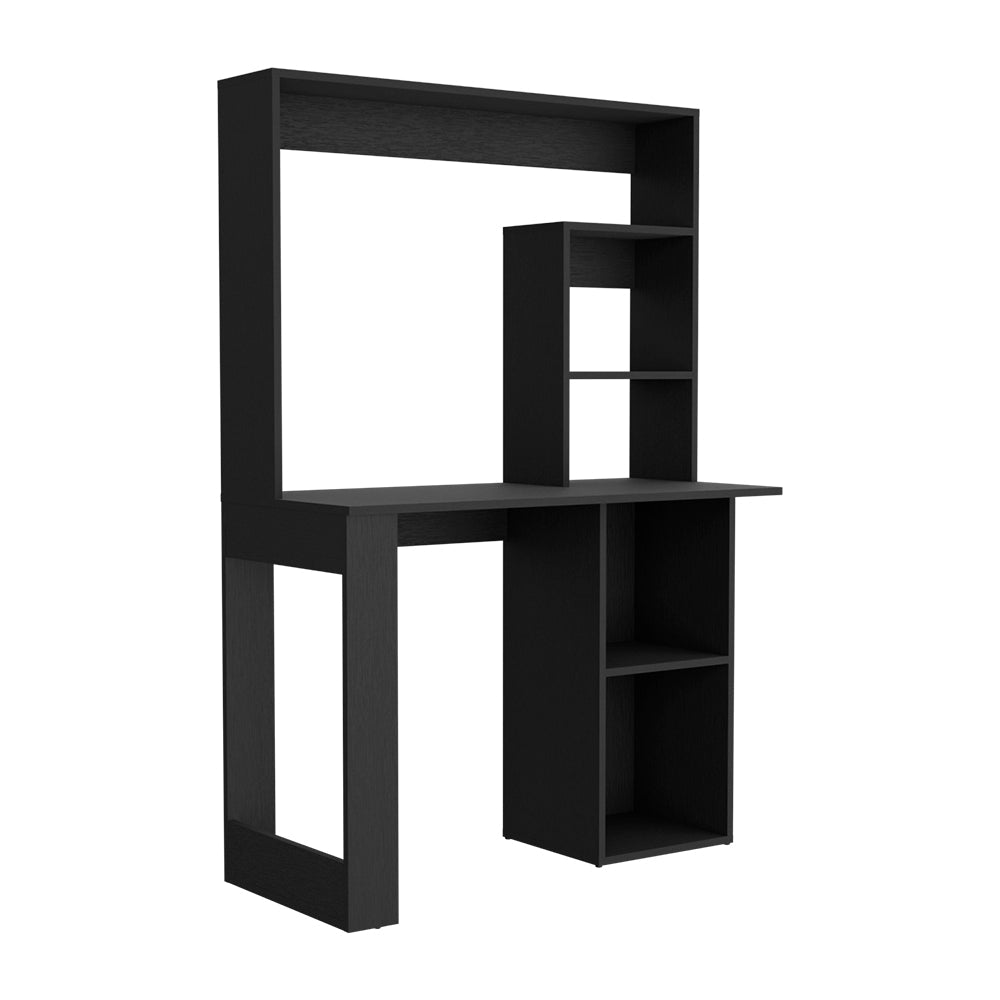 Desk Ryndon, Hutch, Black Wengue Finish-3