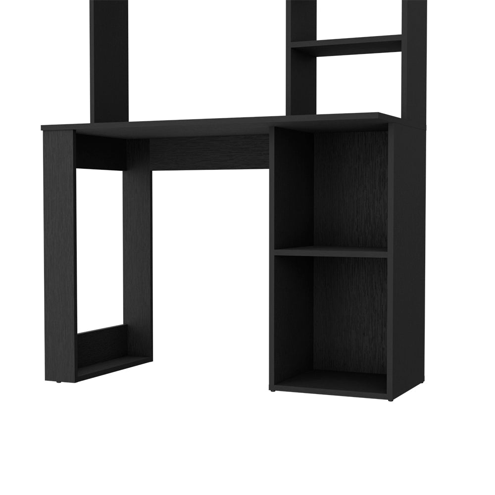 Desk Ryndon, Hutch, Black Wengue Finish-4