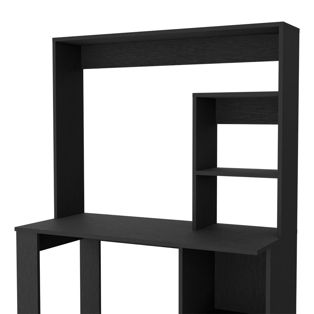 Desk Ryndon, Hutch, Black Wengue Finish-5