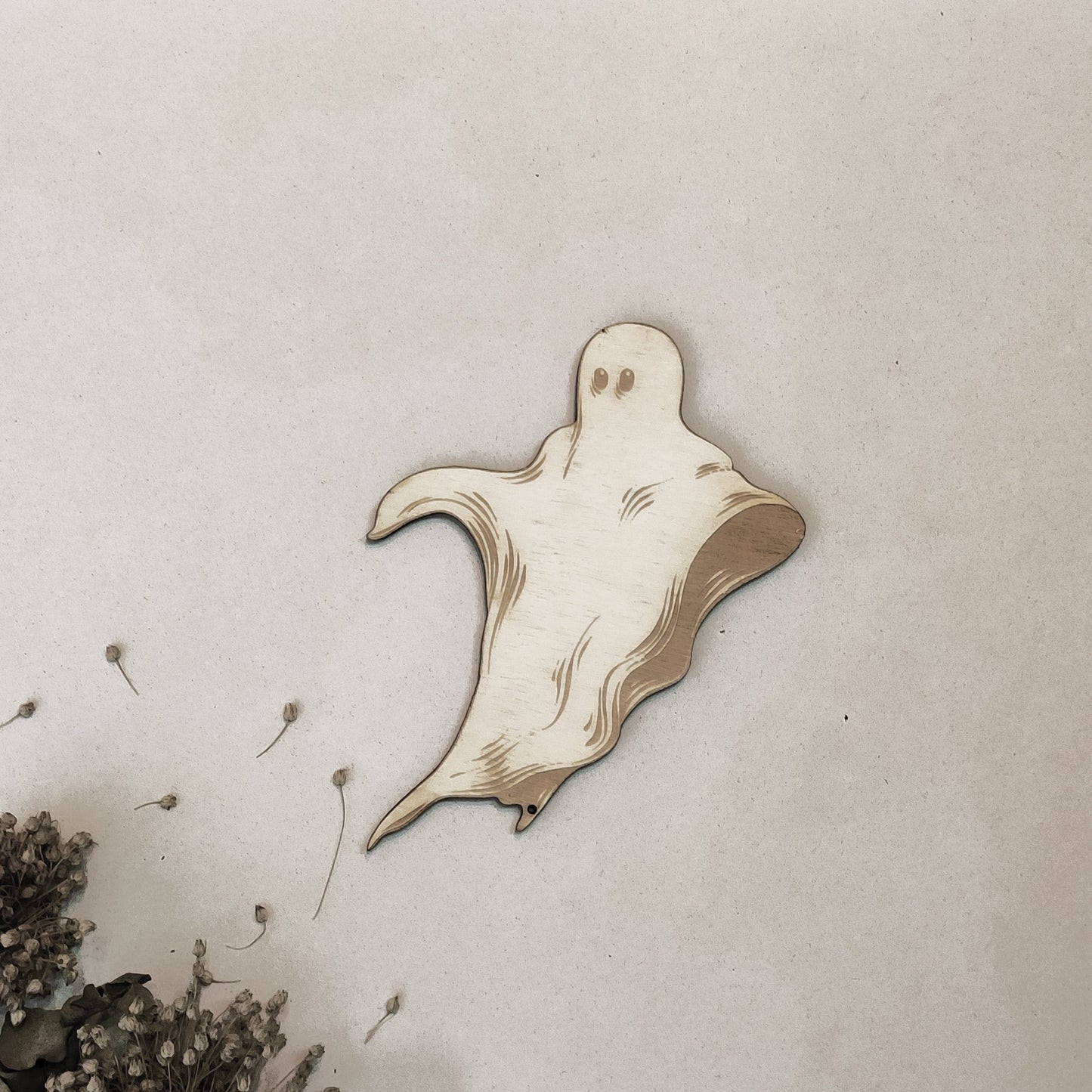 Ghosts Halloween Party Supply - Wooden Ornament - Home Decor-3