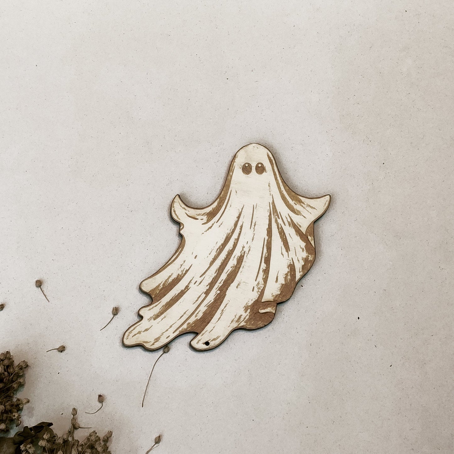 Ghosts Halloween Party Supply - Wooden Ornament - Home Decor-4