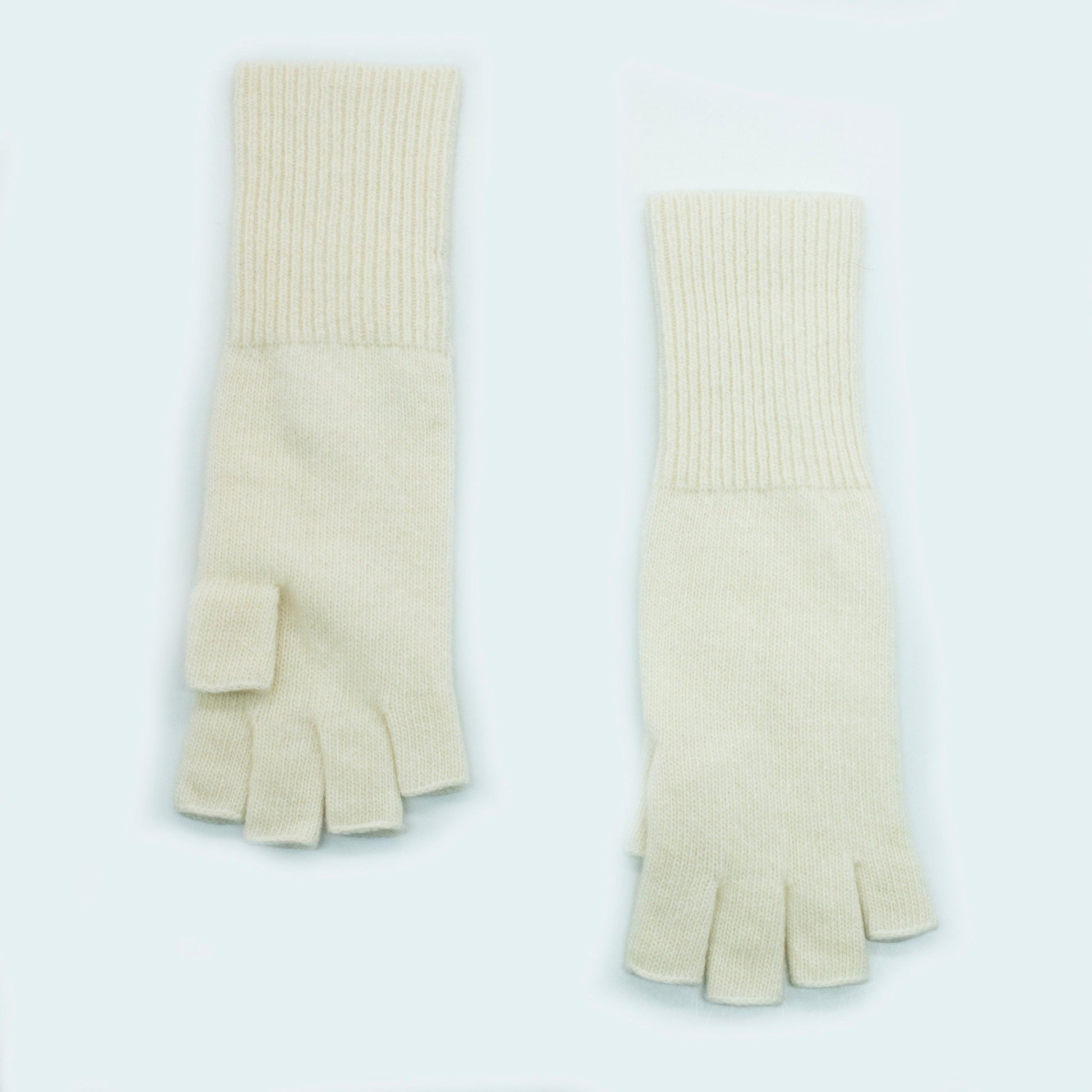 CASHMERE FINGERLESS GLOVES-8